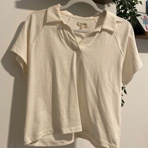 Madewell Cream Oversized Tee